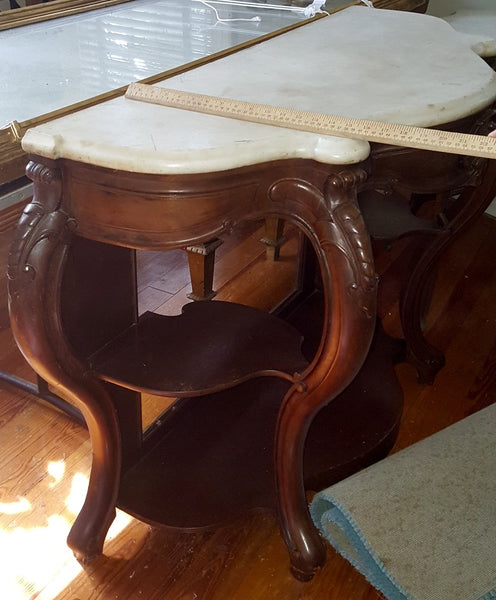 Rococo-Revival Etagere Pier Table