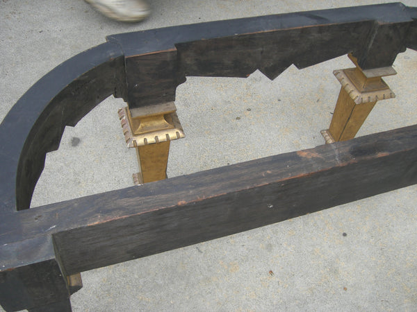 Eastlake Stand American Aesthetic Gilt Marble Top Console, , Tables, Deep South Antiques Deep South Antiques