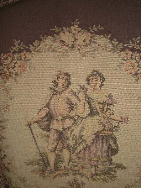 Victorian Renaissance Revival Walnut Needlepoint Parlor Armchair circa 1875