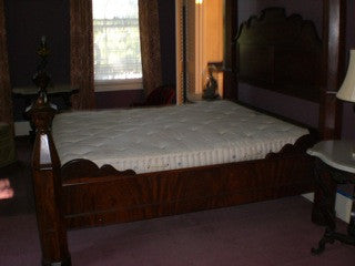 Antique Mahogany Poster Bed - Half Tester 19th Century, , Beds, Deep South Antiques Deep South Antiques