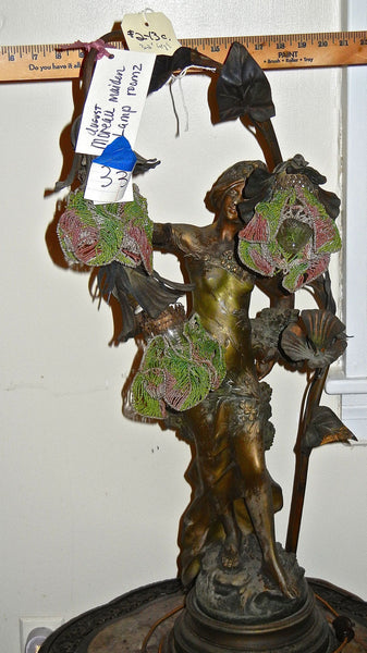 Bronze August Moreau Lamp, , Statues, Deep South Antiques Deep South Antiques