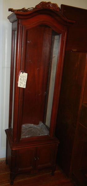 Curio Cabinet Victorian style with Glass and Lightlng, , , Deep South Antiques Deep South Antiques