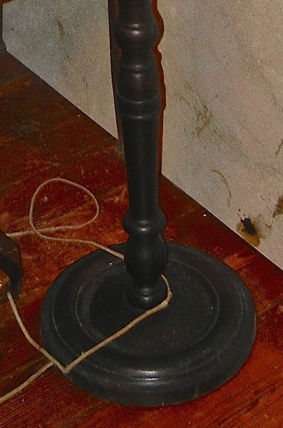 Victorian Wood Turned Tall Lamp