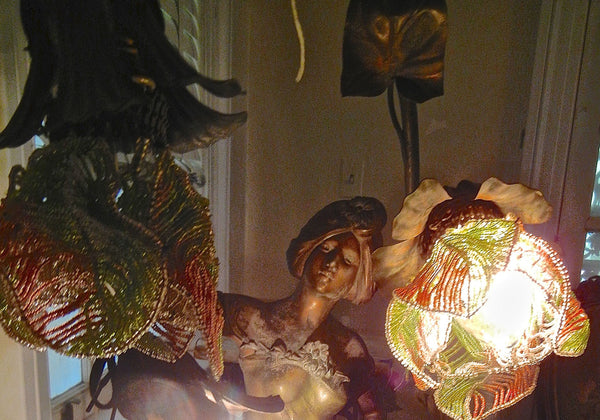 Bronze August Moreau Lamp, , Statues, Deep South Antiques Deep South Antiques