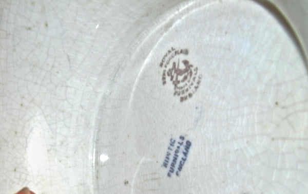 19th Century Large Ironstone Furnivals English Center Pedestal Punch Bowl, , Ceramics, Deep South Antiques Deep South Antiques