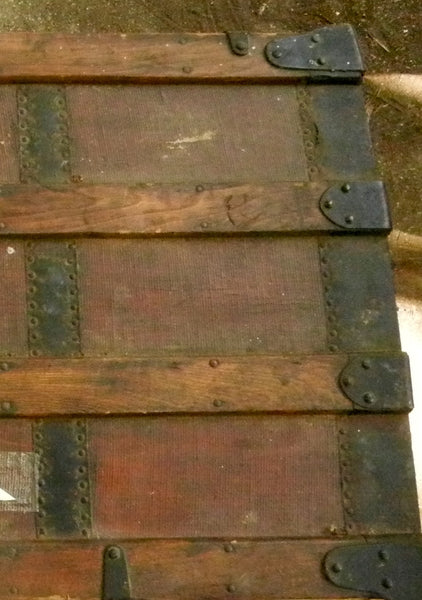 Ducker Antique Trunk, , Trunks, Deep South Antiques Deep South Antiques