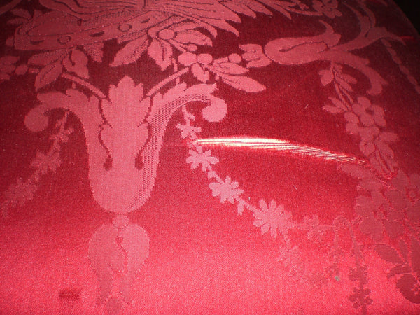 Two Rococo Ladies Red Silk Side Chairs - 1850’s