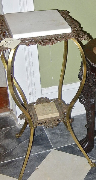 Brass Antique Plant Stand, , Tables, Deep South Antiques Deep South Antiques