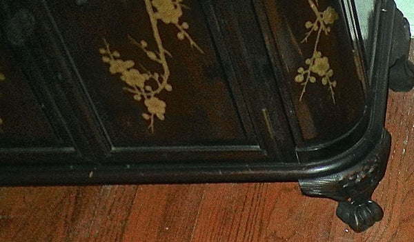 Antique 1930's Liquor Cabinet Bar Chinoiserie, , Cabinets, Deep South Antiques Deep South Antiques