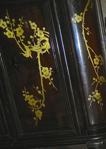 Antique 1930's Liquor Cabinet Bar Chinoiserie, , Cabinets, Deep South Antiques Deep South Antiques