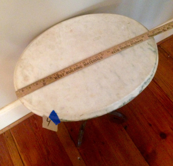 Fine Marble Top Plant Stand End Table, , Tables, Deep South Antiques Deep South Antiques