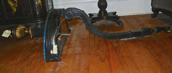 Antique French Demi Lune Console Sconce Table Lamp Pair - 1930, , Lamps, Deep South Antiques Deep South Antiques