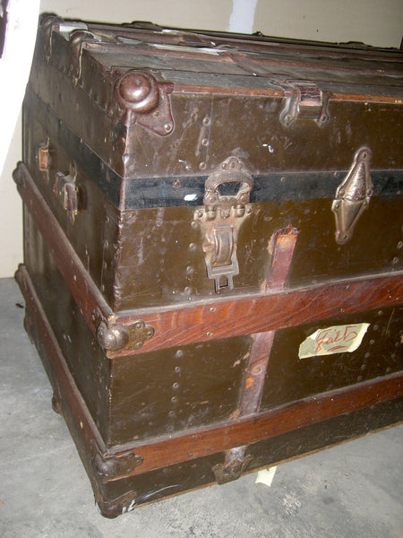 Antique Trunk, , Trunks, Deep South Antiques Deep South Antiques