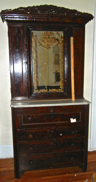 Dining Room Hutch Cabinet with Center Mirror, , Cabinets, Deep South Antiques Deep South Antiques